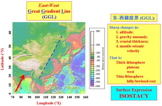 in china with topographic