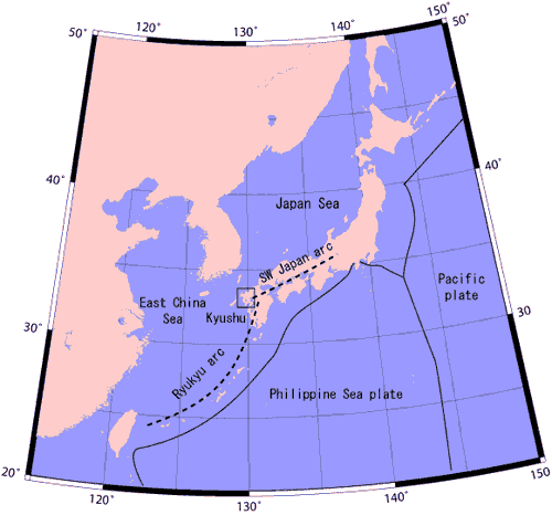 tectonics plates map. Figure 1: Map showing the